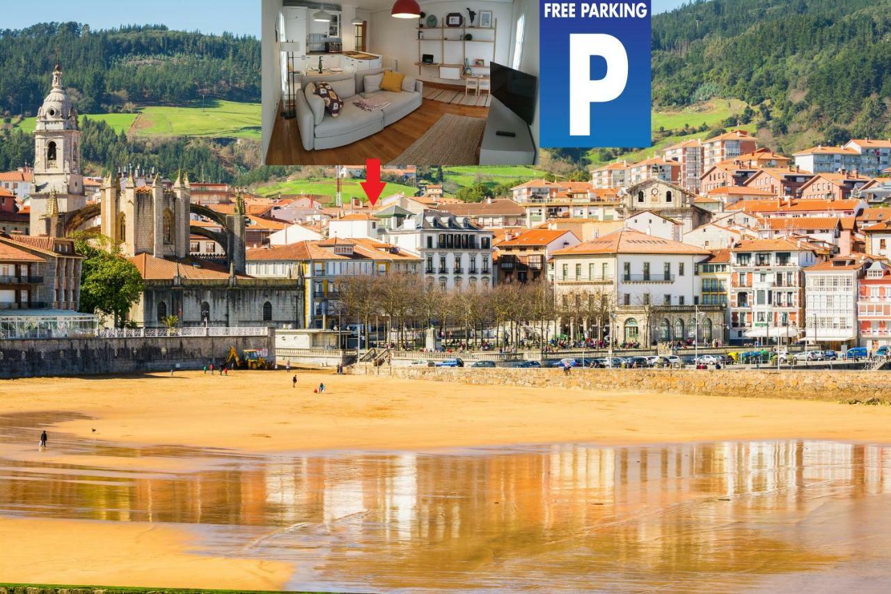 Elizape Con Ascensor Y Parking Gratis Lejlighed Lekeitio Eksteriør billede